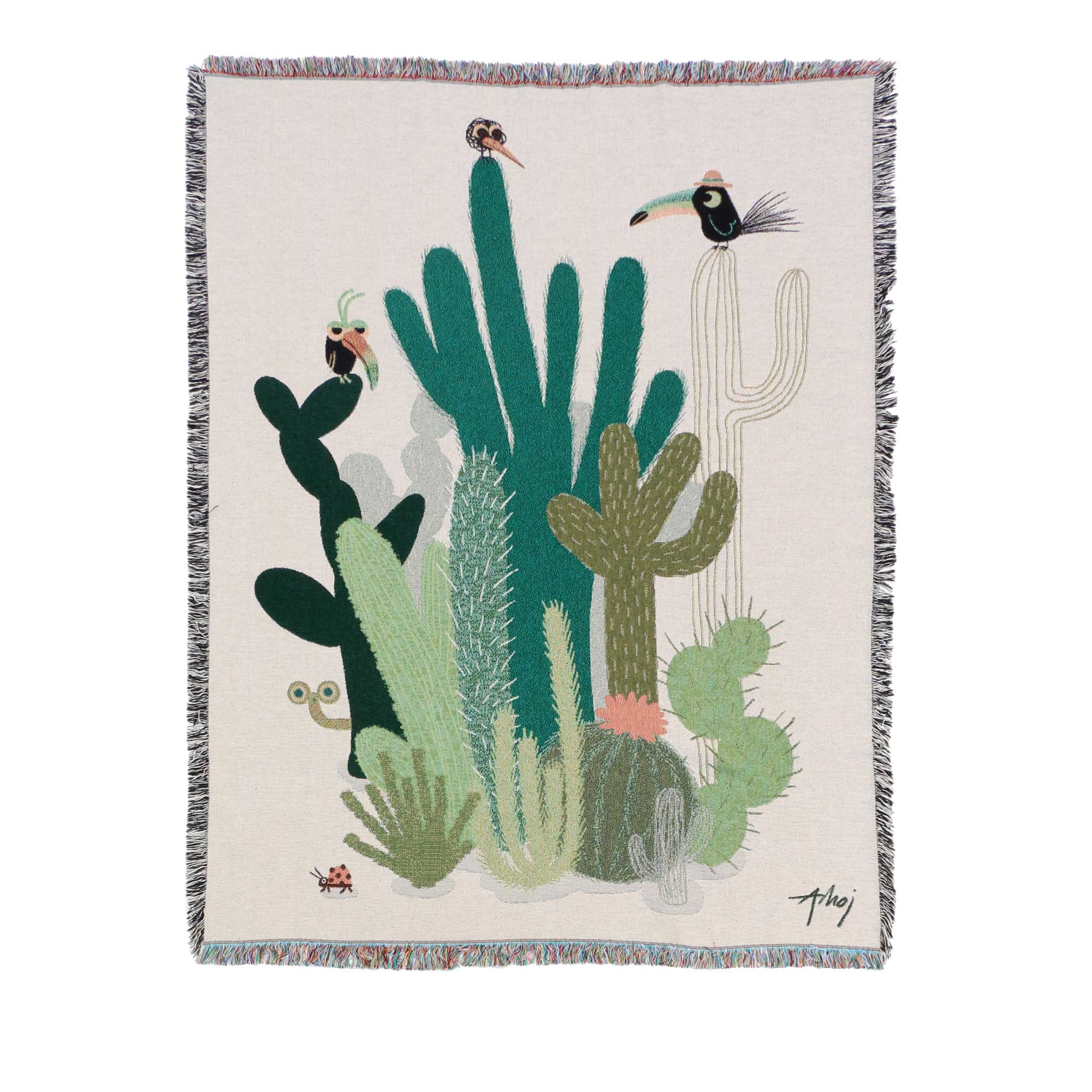 Throw Blanket Cactus – Studio Arhoj Store