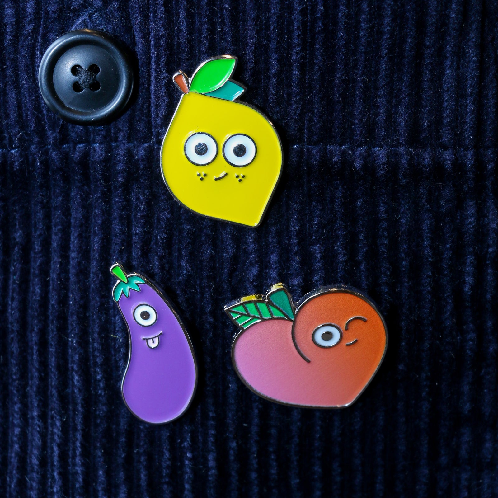 Metal Pin: Series #6 - Eggplant – Studio Arhoj Store