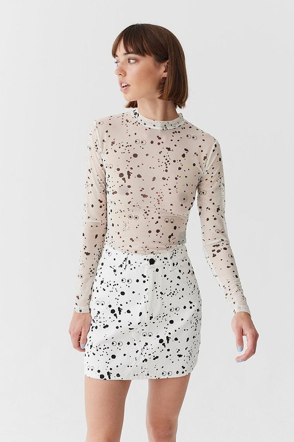 Lazy Oaf Mini Splatter Print Skirt Studio Arhoj Store