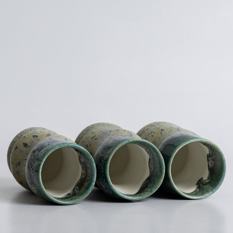 Hana Vase - Small - Wave - Spotted Serpentine – Studio Arhoj Store
