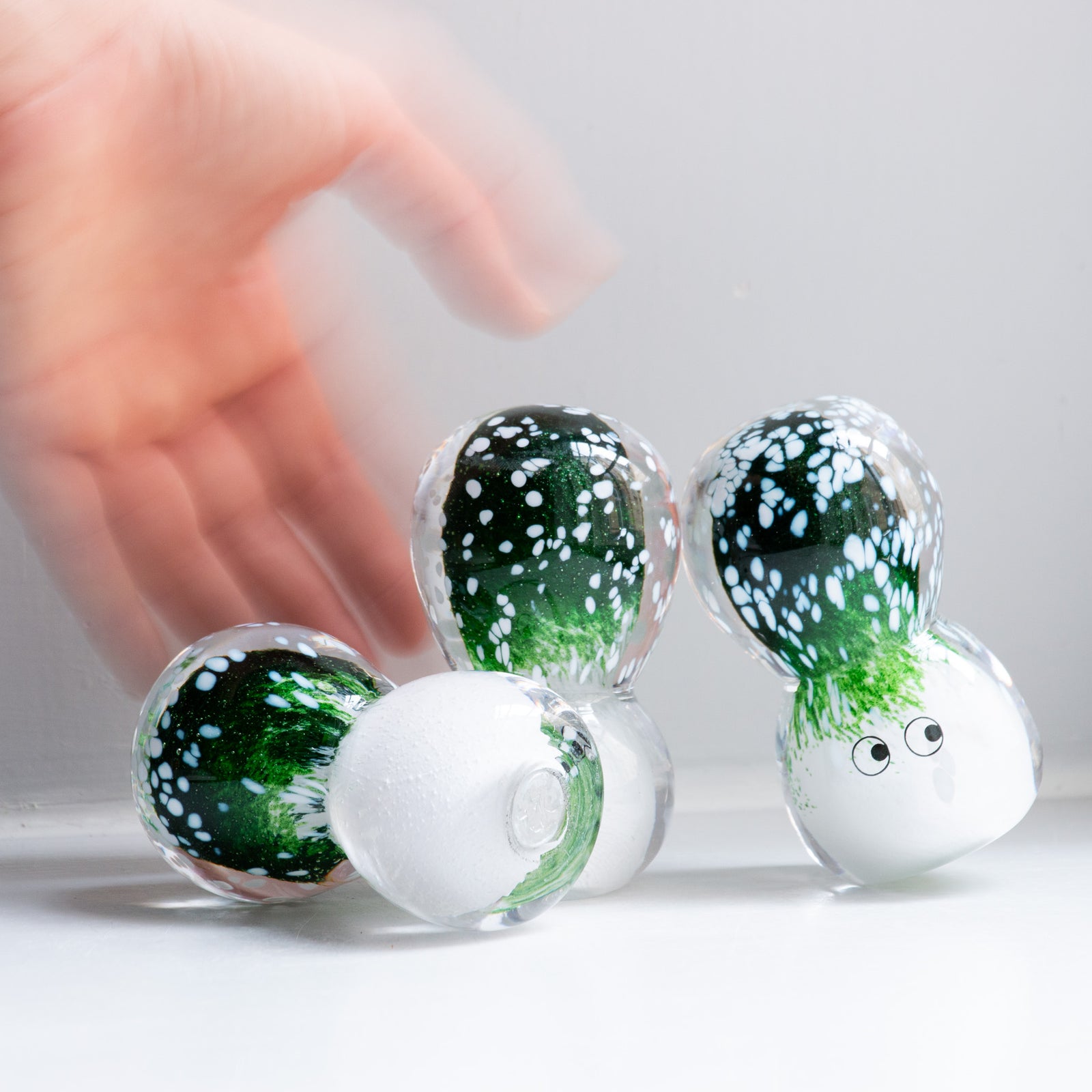 Studio Arhoj Crystal Blob キノコ型ガラスオブジェ Crystal Blob - Cool Breeze – Studio Arhoj Store