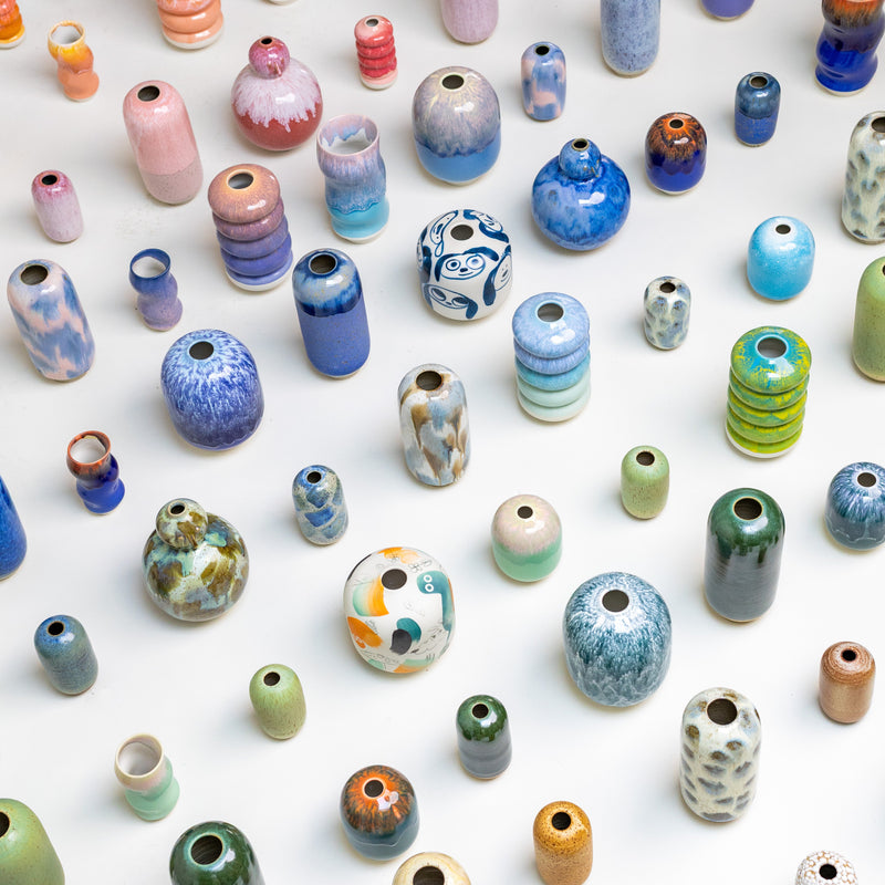 Yuki Vase - Spotted Hornfels – Studio Arhoj Store