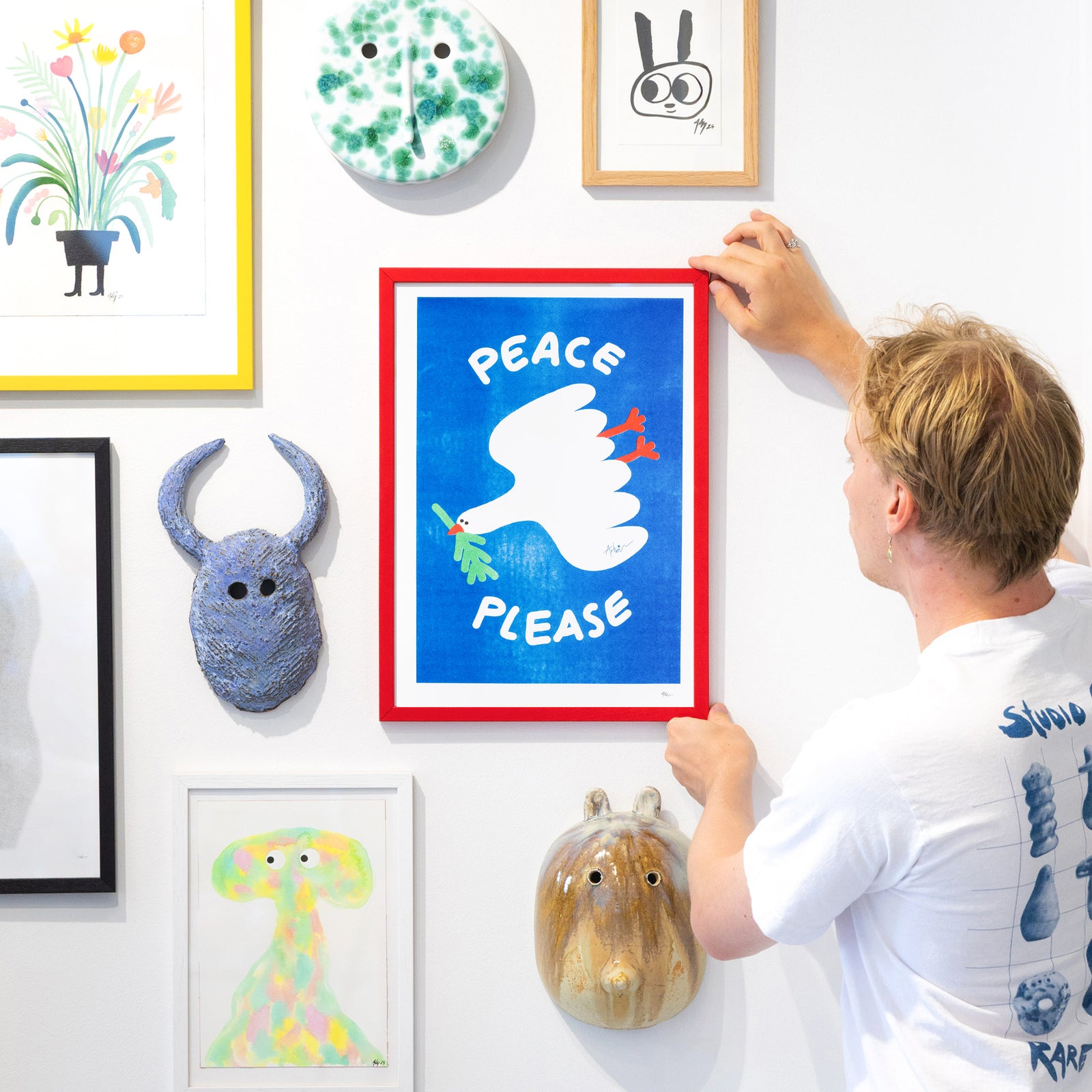 ☆PEACE☆ページ Riso Works - Peace Please – Studio Arhoj Store