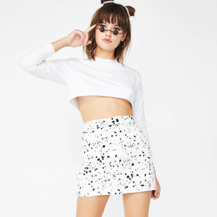 Lazy Oaf Mini Splatter Print Skirt Studio Arhoj Store