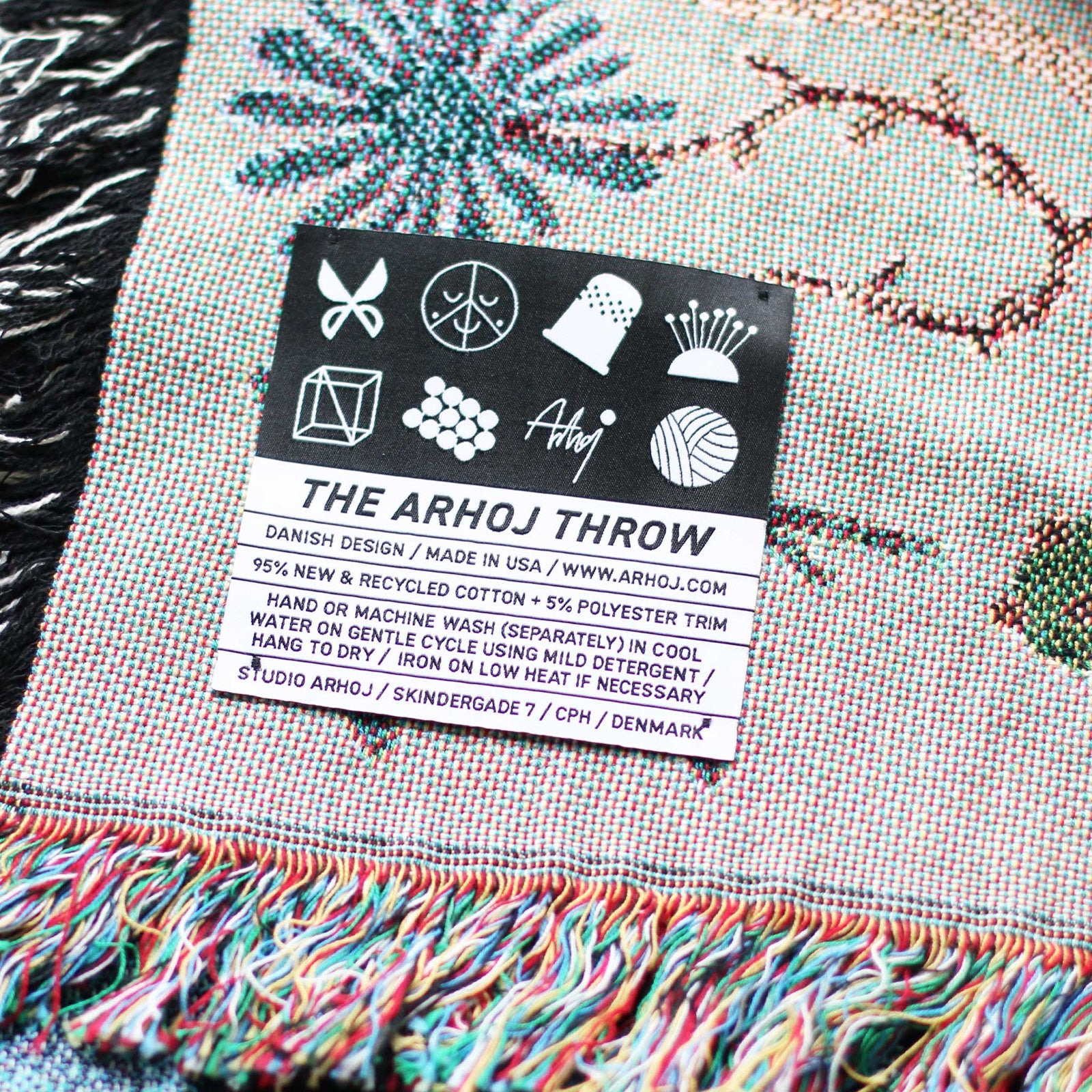 Throw Blanket Night Forest – Studio Arhoj Store - Main Image