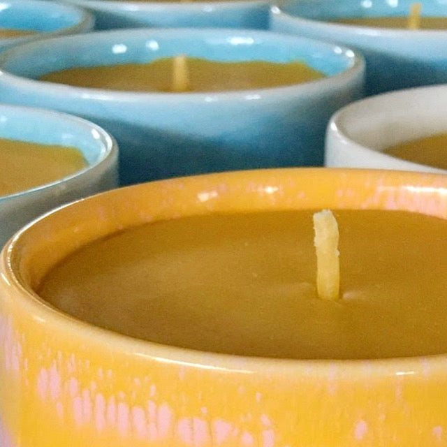 Beeswax Sip Candle