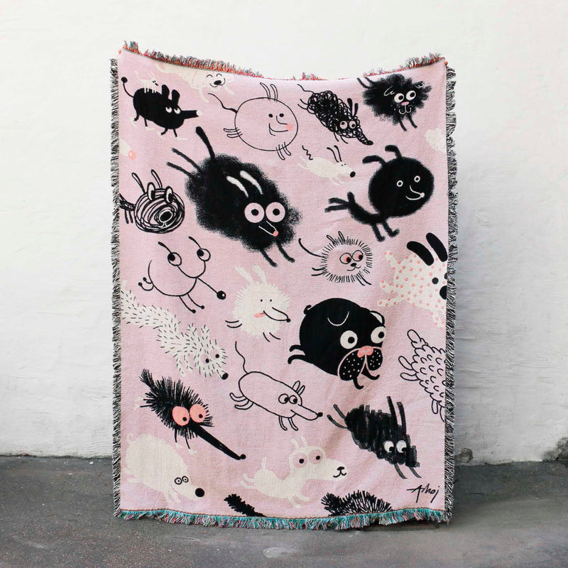 Throw Blanket Dogs – Studio Arhoj Store - Main Image